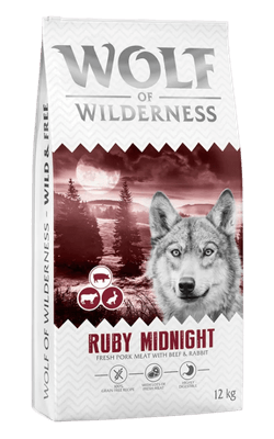 Wolf of wilderness croquettes chien Ruby Midnight